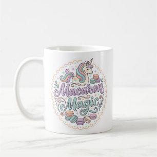 Unicorn Macaron Magic Whimsical T-Shirt Design_1 Coffee Mug