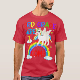 Unicorn Magic 3rd Grade Here I Come Back To School T-Shirt