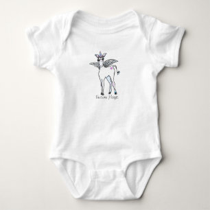 Unicorn magic baby bodysuit