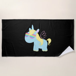 Unicorn Magic        Beach Towel