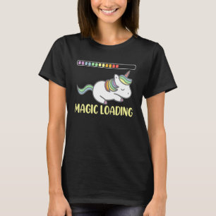 Unicorn Magic Charges Glitter Unicorn T-Shirt