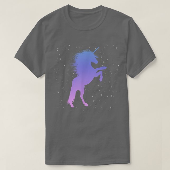 Unicorn Magic Horse Celestial Stars Starry Night S T-Shirt (Design Front)