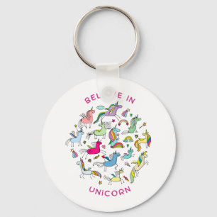Unicorn Magic Kawaii Key Ring