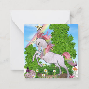 Unicorn Magic Note Card