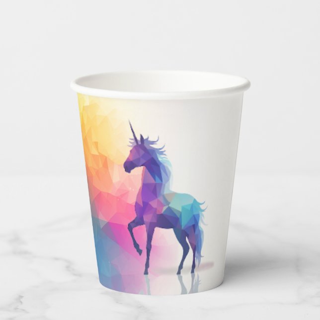 Unicorn Magic Paper Cups (Back)