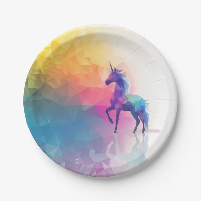 Unicorn Magic Paper Plate (Front)