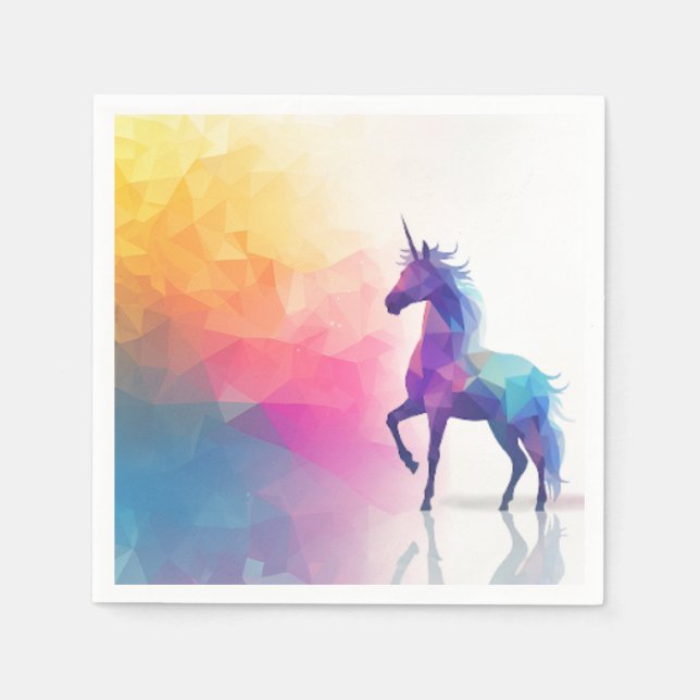 Unicorn Magic - Party  Napkin (Front)