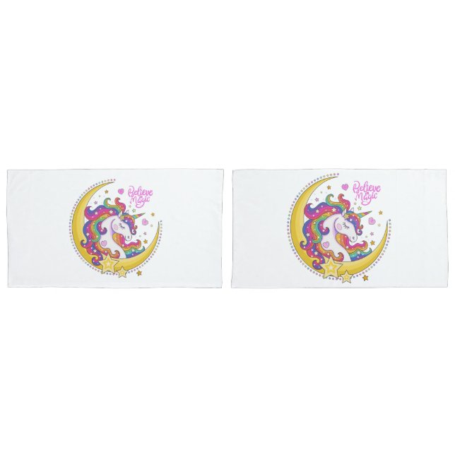 Unicorn Magic Pillowcases (Front-Set)