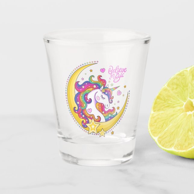 Unicorn Magic Shot Glass (Front)