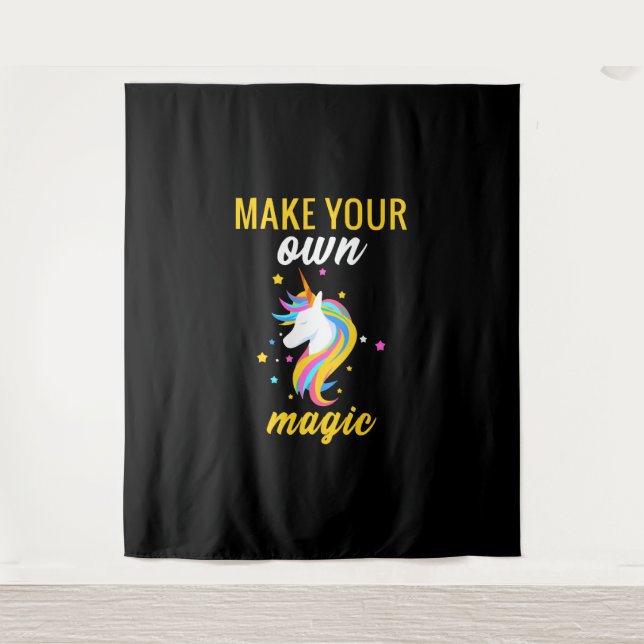 unicorn magic            tapestry (Front)