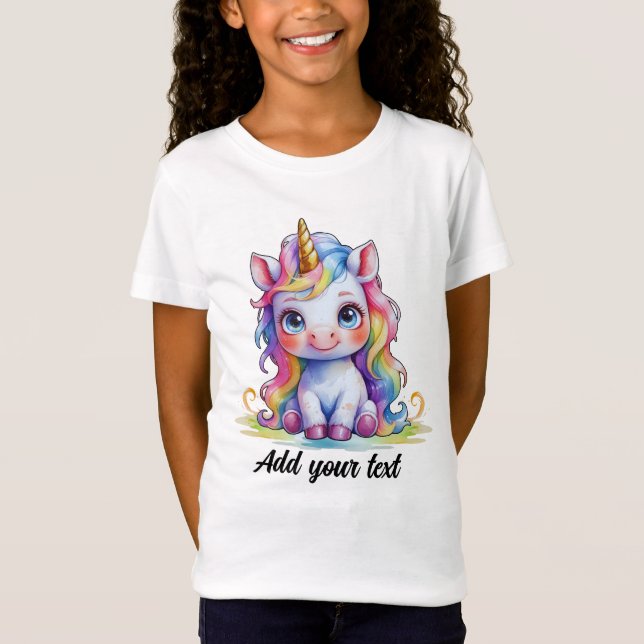 Unicorn Magic Tee – Personalised Name (Front)