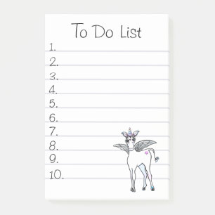 Unicorn magic, To do list Post-it Notes