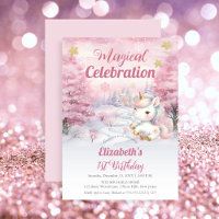 Unicorn Magical Celebration 1st Birthday Party