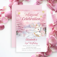 Unicorn Magical Celebration 3rd Birthday Party
