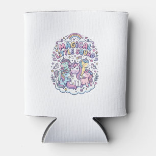 Unicorn Magical Little Squad Graphic Design Produc Can Cooler