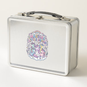Unicorn Magical Little Squad Graphic Design Produc Metal Lunch Box