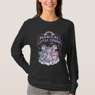 Unicorn Magical Little Squad Graphic Design Produc T-Shirt