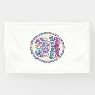 Unicorn Magical Little Squad POD Ready Apparel Gra Banner