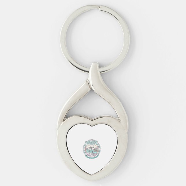 Unicorn Magical Road Trip Original Graphic Tee Des Key Ring (Front)