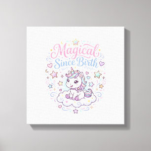 Unicorn Magical Since Birth Print Ready POD Artwor