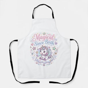 Unicorn Magical Since Birth Print Ready POD Artwor Apron