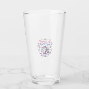 Unicorn Magical Since Birth Print Ready POD Artwor Glass