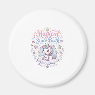 Unicorn Magical Since Birth Print Ready POD Artwor Magnet