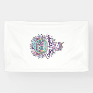 Unicorn Magical Since Year Graphic Design Zazzle D Banner