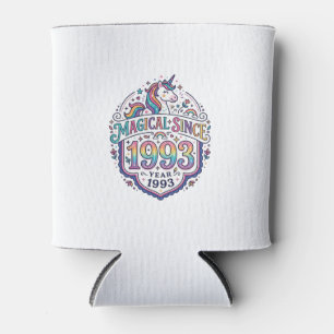 Unicorn Magical Since Year Trendy Print on Demand  Can Cooler