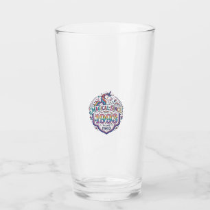Unicorn Magical Since Year Trendy Print on Demand  Glass