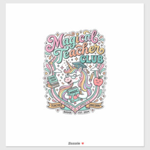 Unicorn Magical Teacher Club Kawaii Marketplace Ar