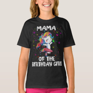 Unicorn Mama Of The Birthday Girl T-Shirt