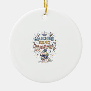 Unicorn Marching Band Unicorn Print Ready Marketpl Ceramic Tree Decoration