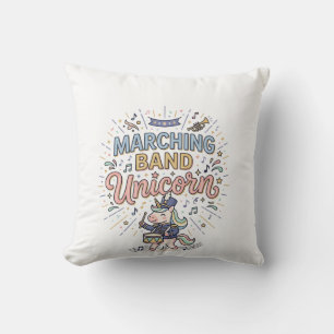 Unicorn Marching Band Unicorn Print Ready Marketpl Cushion