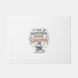 Unicorn Marching Band Unicorn Print Ready Marketpl Doormat