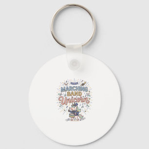 Unicorn Marching Band Unicorn Print Ready Marketpl Key Ring