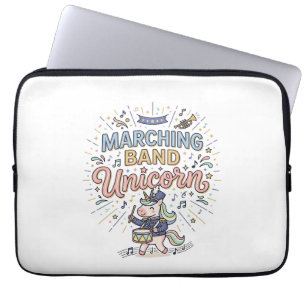 Unicorn Marching Band Unicorn Print Ready Marketpl Laptop Sleeve