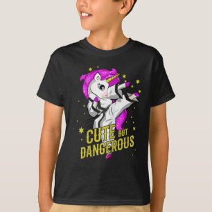 Unicorn Martial Arts Girl Gift T-Shirt