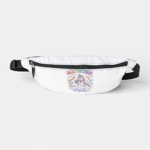 Unicorn Mathicorn Mode Adorable Typography Design_ Bum Bags