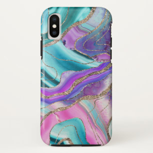 Unicorn Mermaid Agate Glitter Glam #1 #marble Case-Mate iPhone Case