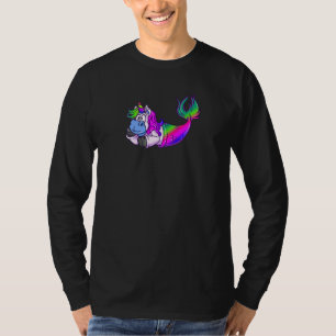 Unicorn Mermaid Squad Matching Kids Boys Girls Men T-Shirt