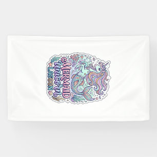 Unicorn Mermaid Unicorn Lagoon Graphic Design Zazz Banner