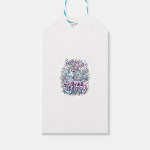 Unicorn Mermaid Unicorn Lagoon Graphic Design Zazz Gift Tags