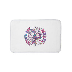 Unicorn Merry and Magical Bath Mat