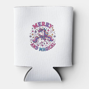 Unicorn Merry and Magical Can Cooler