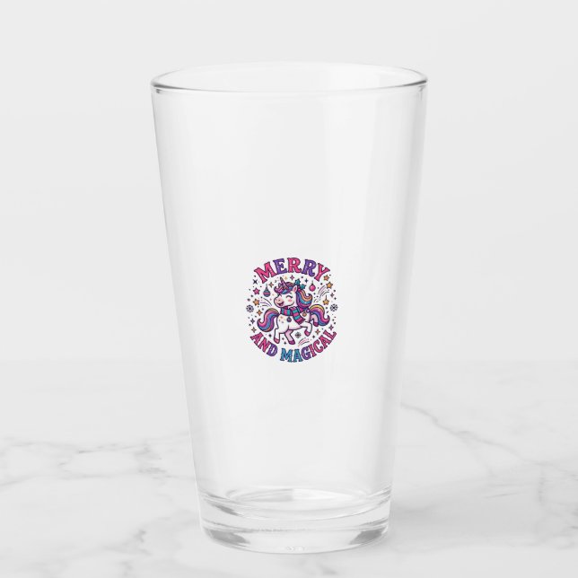 Unicorn Merry and Magical Glass (Front)