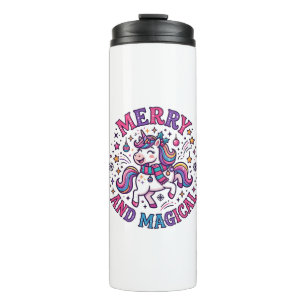 Unicorn Merry and Magical Thermal Tumbler