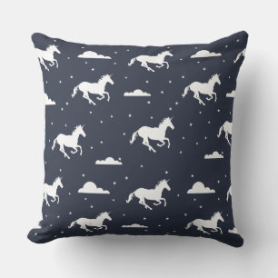 Unicorn Midnight Sky Pattern Cushion