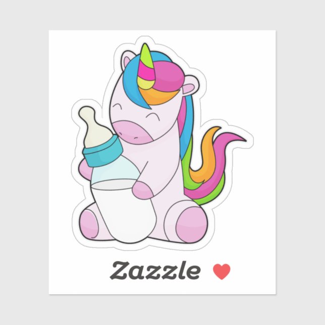 Unicorn Milk bottle (Sheet)