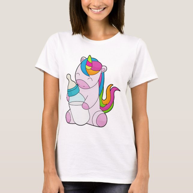 Unicorn Milk bottle T-Shirt (Front)